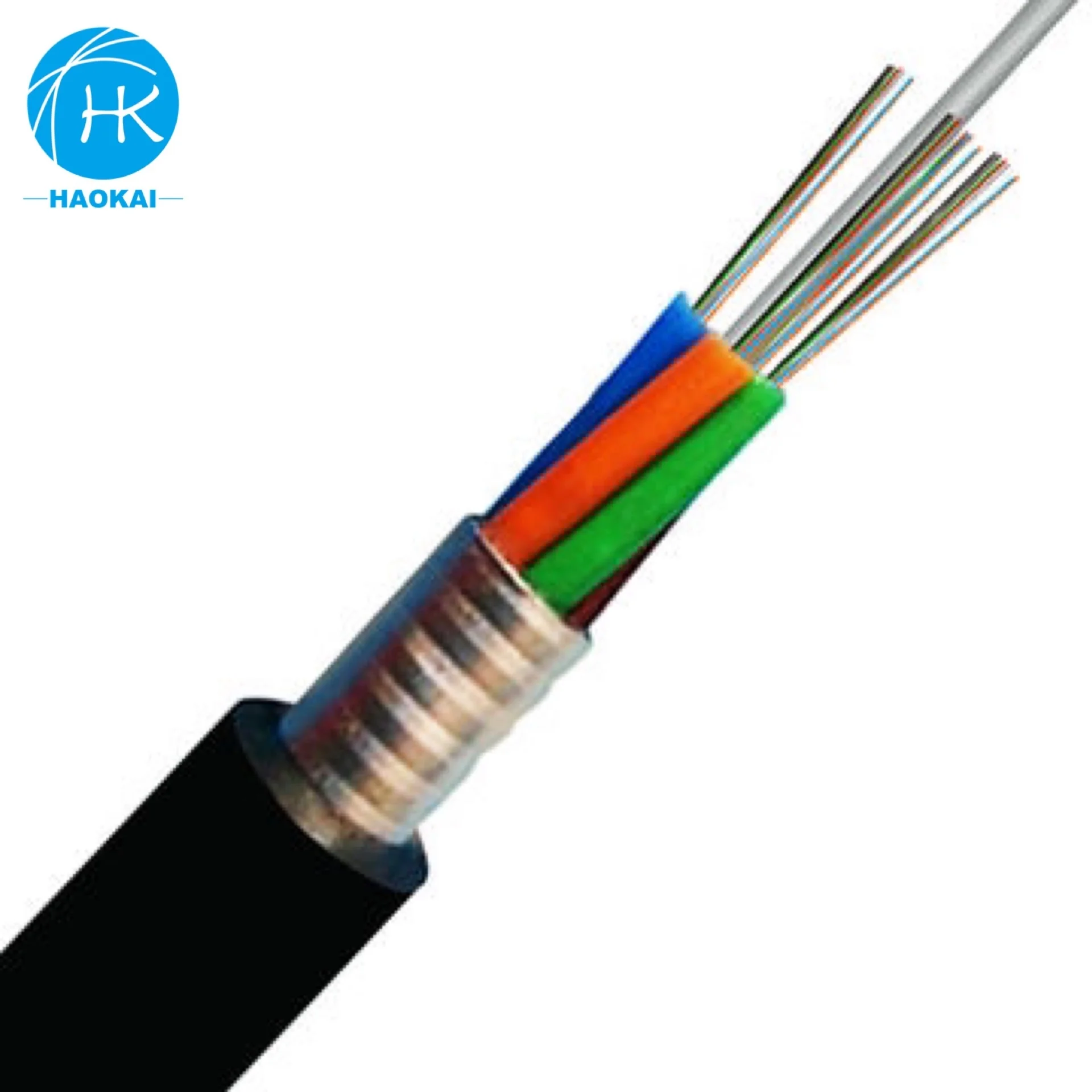 Core GYTS GYTA GYFTY Single Mode Fiber Optic Cable Factory Supply 2-288 GYXTW Fiber Optical Cable Steel Wire FRP KFRP Networking