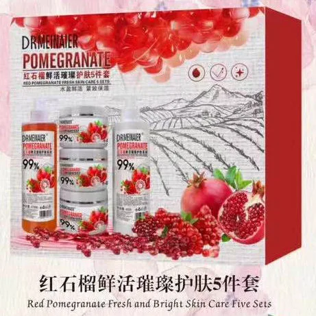 Wholesale SkinCare Set 5 in 1 Kit For All Skin Hydrating Whitening Anti Aging Deep Nourish Collagen Aloe Rose Facial Moisturizer