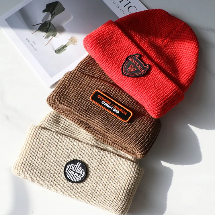 Qianzun Hot Selling Beanies Manufacturer Custom Logo Winter Kit Hats Outdoor Warm Customize Beanies Winter Beanie Hat for Unisex