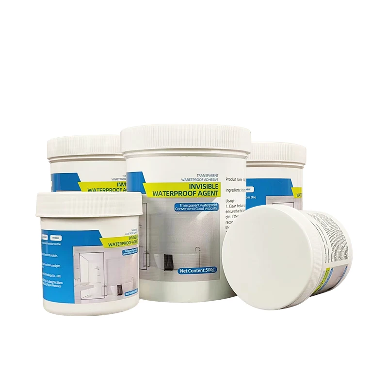 Water Activated Adhesive Glue Waterproof Milk White Caulking Glue Acrylic Sealan Invisible Waterproof Agent