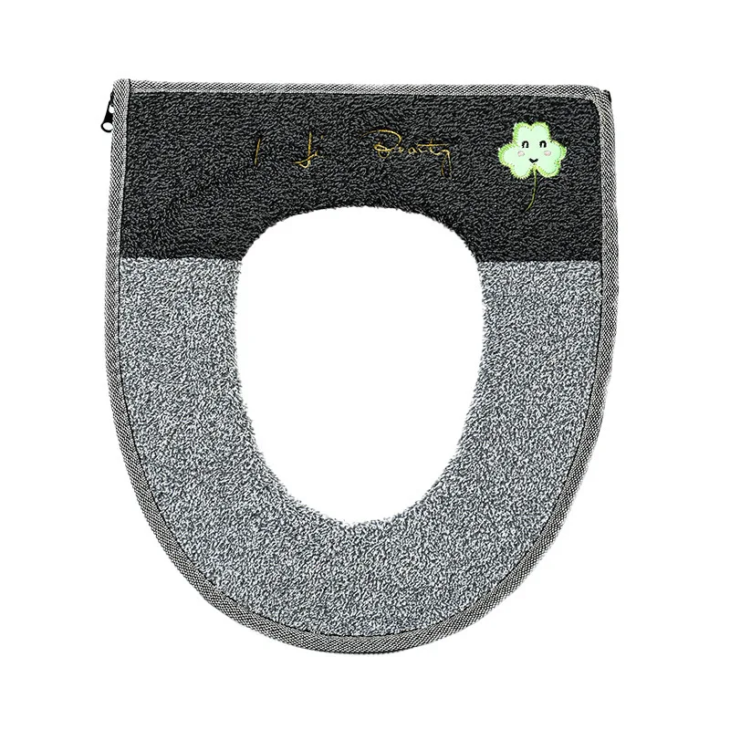 Toilet luminous zipper toilet pad cute cartoon waterproof toilet seat cushion