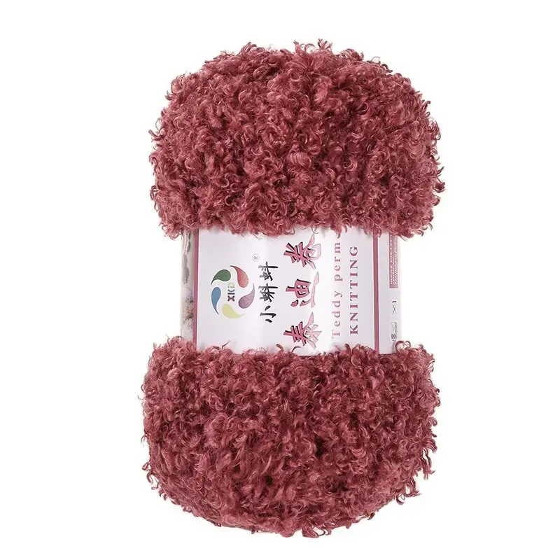 Bojay  Hand Knitting Baby Soft Fancy Yarn 100g Ball  Yarn For Knitting Sweater 100% Acrylic Teddy Fleece  Yarn
