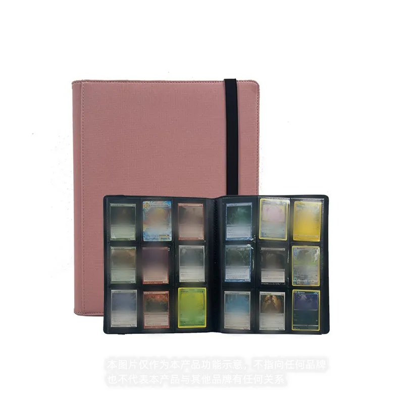 Chinese Wholesaler Card Collection Binder 12 Pockets Cards Binder Sleeves for Pokemoned Cards