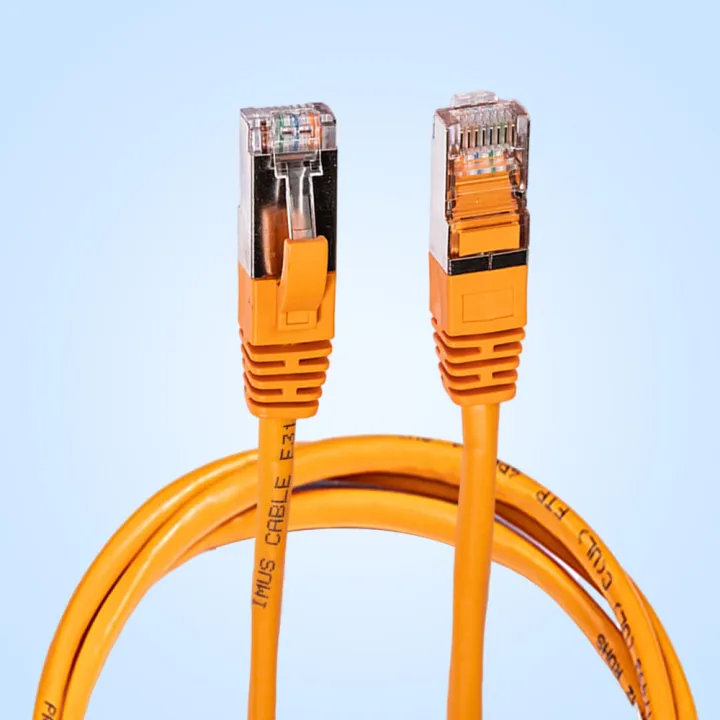  Hot Sales LSZH PVC CAT 5e FTP Shielded Bare Copper Ethernet Cable RJ45 Connector CAT5e Patch
