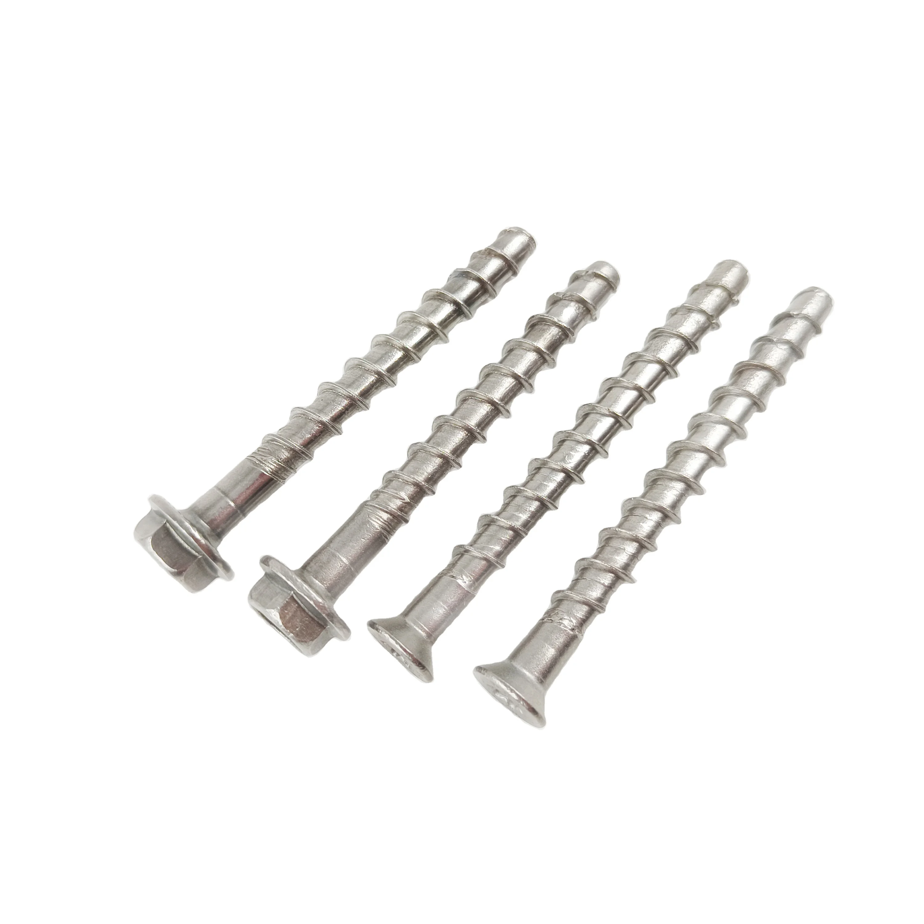 SS304/SS316 + SS420 винтовой болт с шестигранной головкой бетонный анкер