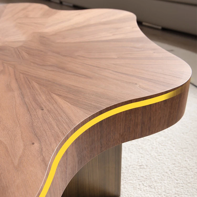 Special-Shaped Wooden Coffee Table Unique Design Furniture Living Room Irregular Shape Coffee Table For Sale