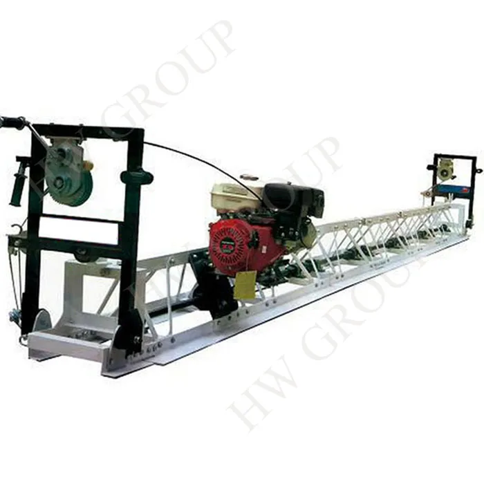 aluminium frame type floor leveling machine concrete power vibratory truss screed