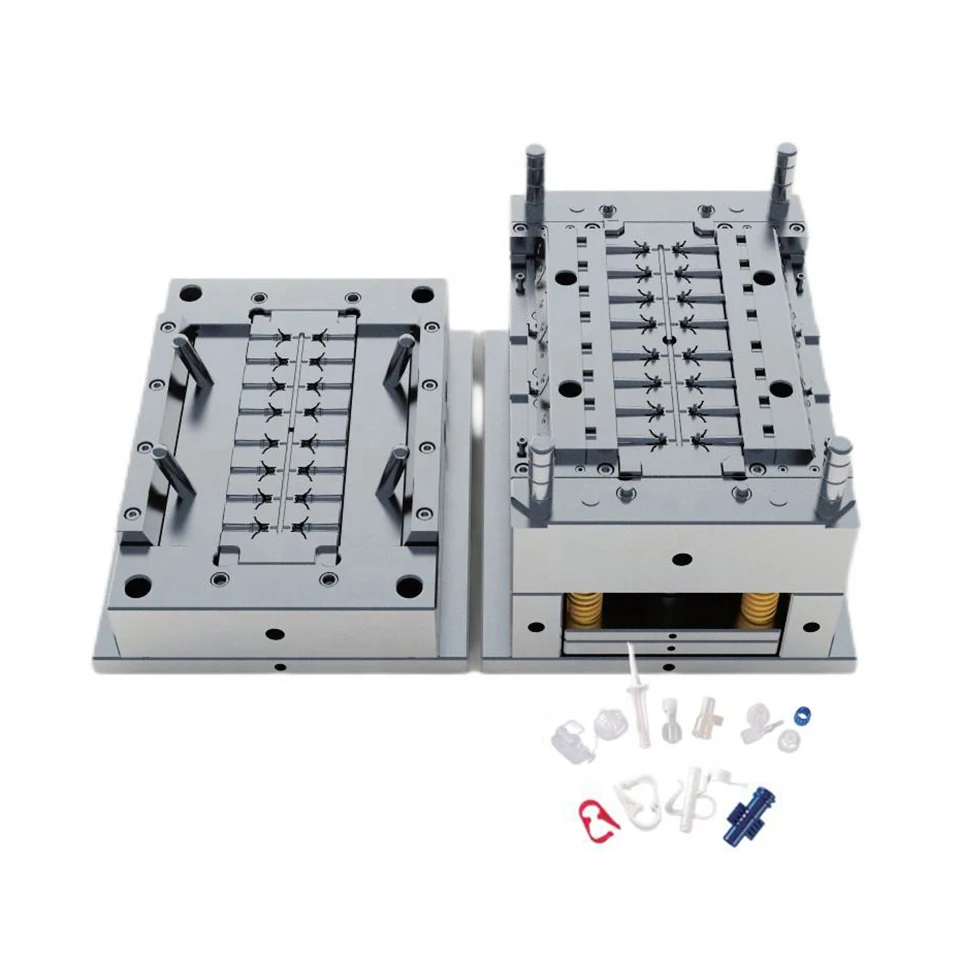 Multi Cavity Medical Disposable Iv Infusion Set Blood Transfusion Pump Plastic Mould For Dialysis