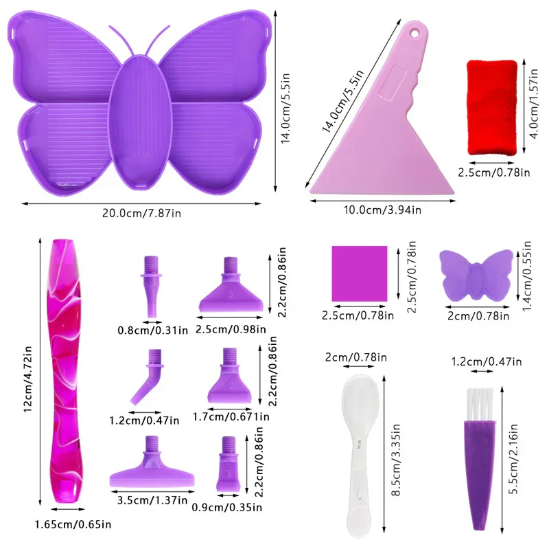 E-322 Diamond painting storage box abstract oil paintings acrylic wall art diamond painting