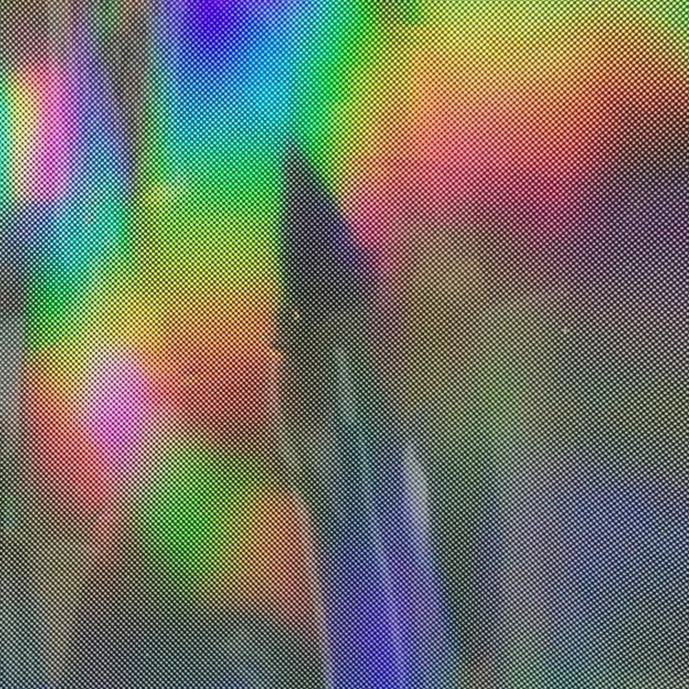 Special Unique Holographic Metallic Strips Pattern Heat Transfer Stretchy Film