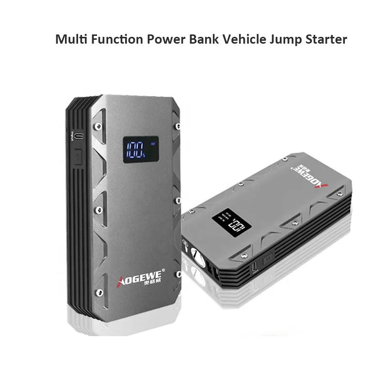 AOGEWE Noco Utrai Multi-Function Auto Mini Car Power Bank Portable Car Jump Starter With Air Compressor