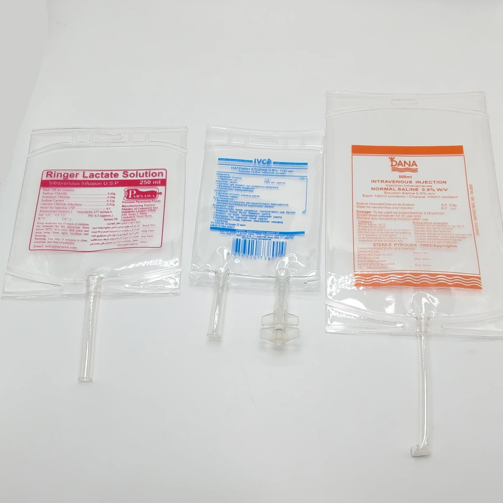 disposable PVC Bag non-pvc Of IV Fluids Non-PVC Soft Bag Filling And Sealing