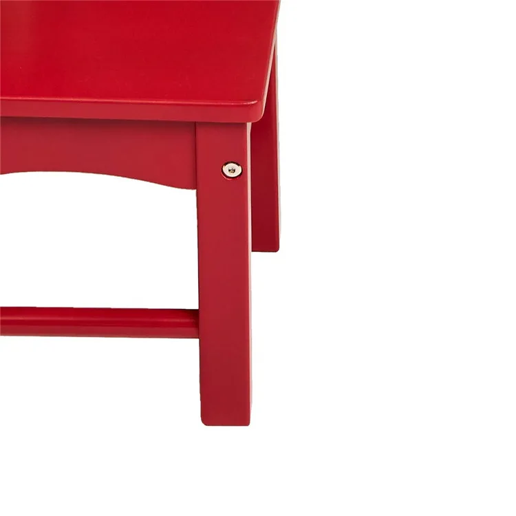 Durable Natural Kids Solid Wooden Dining Table
