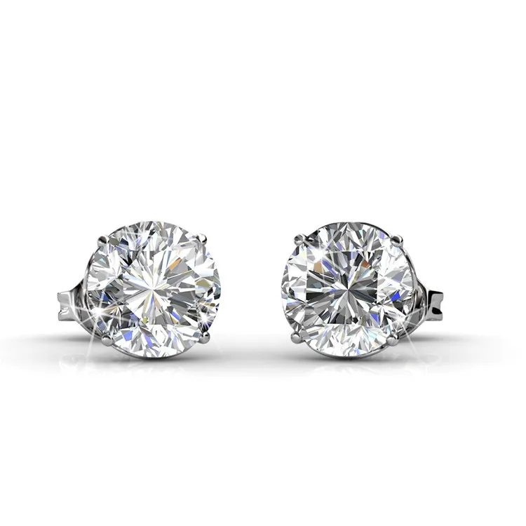 
Destiny Jewellery High Quality Vintage Royal Crystal Jewelry Set Crown Setting Earrings And Necklace 