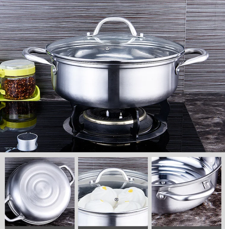 430 stainless steel double-layer soup steamer