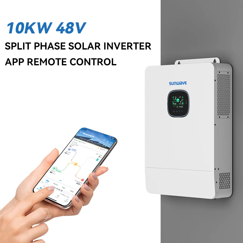 Sunwave сплит-фаза двухфазный 110 В/120 В 220 В/240 Низкое напряжение США версия вне сети солнечный инвертор 5 кВт 6 8 10 12