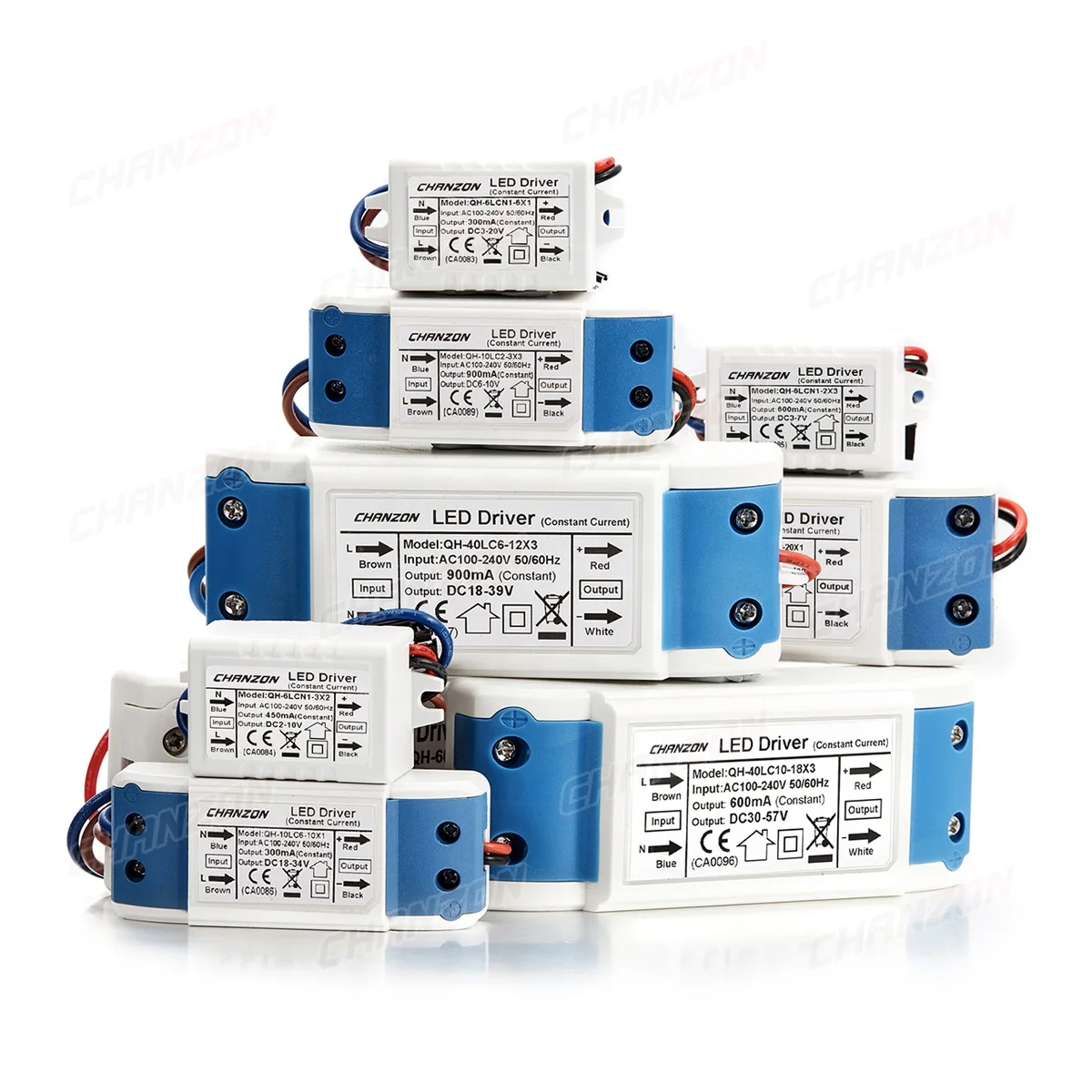 Constant Current External LED Driver 1W 3W 5W 10W 20W 36W 50W 300mA 450mA 600mA 900mA 1500mA Isolation Lighting Transformer