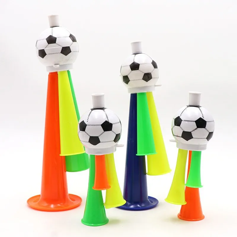 Wholesale Plastic Concert Horns Sports Meeting Cheer Football Horns Game & Sports Cheering Toy-for Fans & Supporters