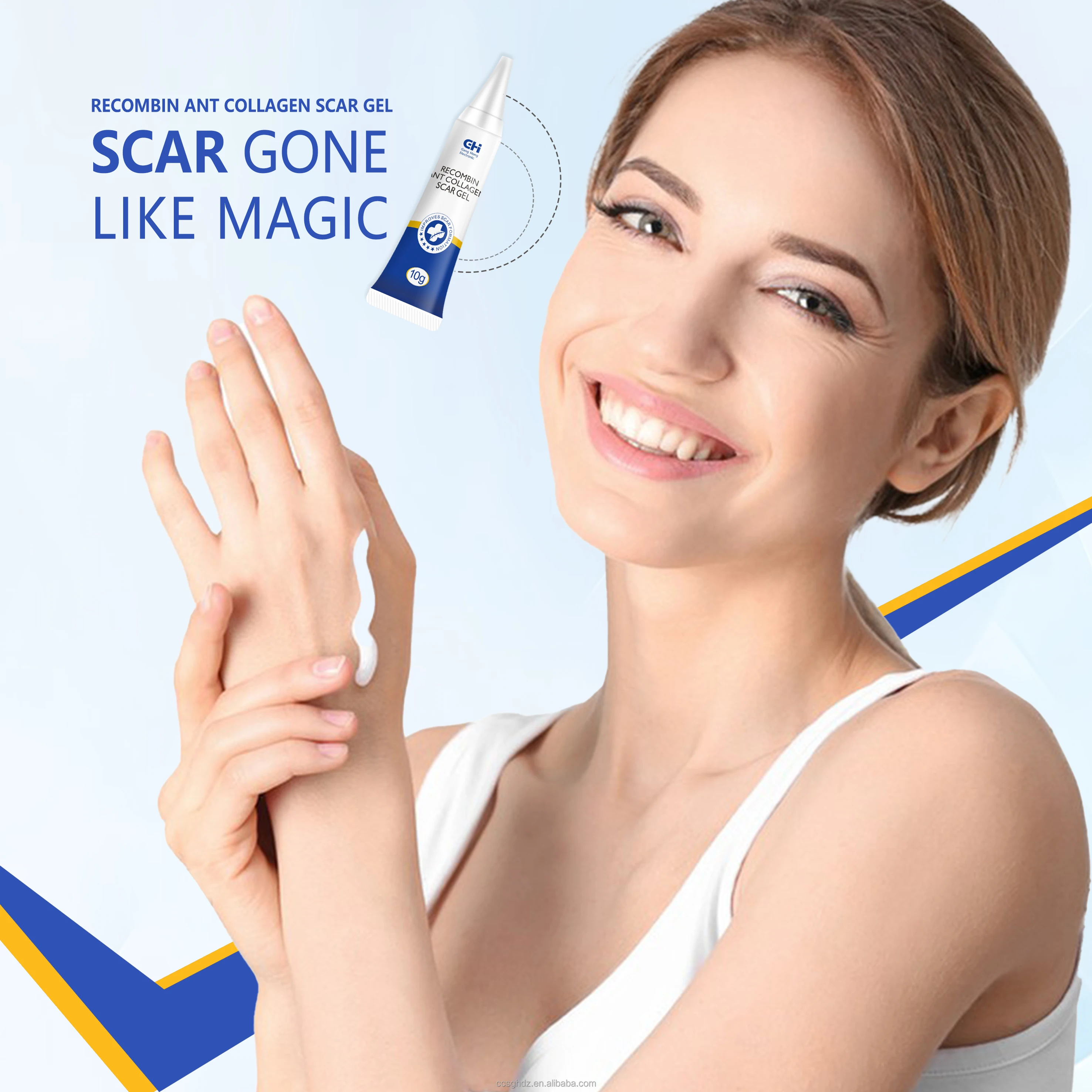 Advanced Scar Cream  Large Capacity Recombinant collagen Scar Gel for After Surgical C-Section