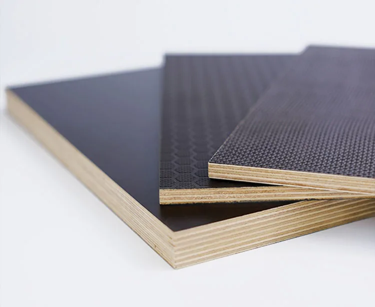 Wood Construction Lumber Multiple Faces 16mm/12mm/18mm Full Birch Black Film Faced Plywood for Trailer Flooring