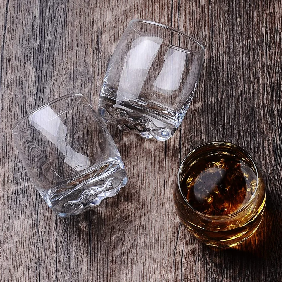 Customized 2.8oz 80ml Heavy Base Shot Glass Set Whisky Vodka Tequila glass cup shot glass for bar party