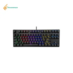 Detachable type C cable wired wireless mechanical switch gaming keyboard for laptop desktop pc with multi-color keycaps option