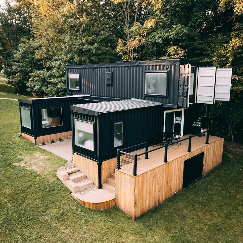 Portable Multifunctional Isolated Folding Outdoor Deluxe Expandable Mobile Home Container House 40 ft