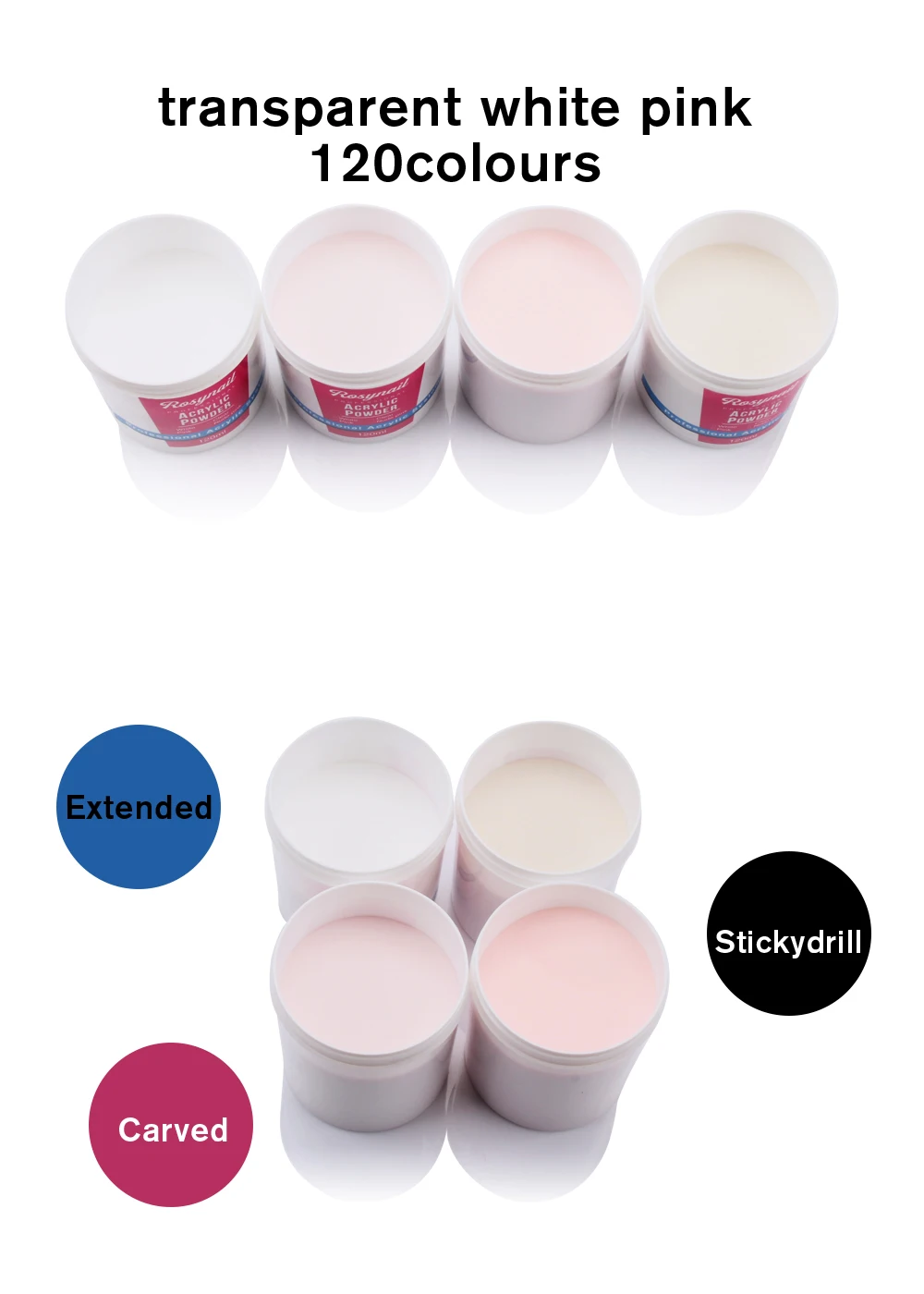Wholesale Acrylic Powder Custom Private Label 16 oz Acrylic Summer Color Nail Salon Acrylic Dipping 2 In 1 Powder