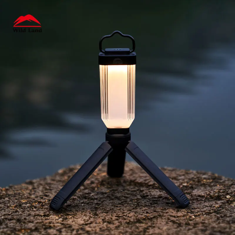 wild land portable 2023 New Fashion USB C Rechargeable Portable Lights Outdoor Camping Lantern
