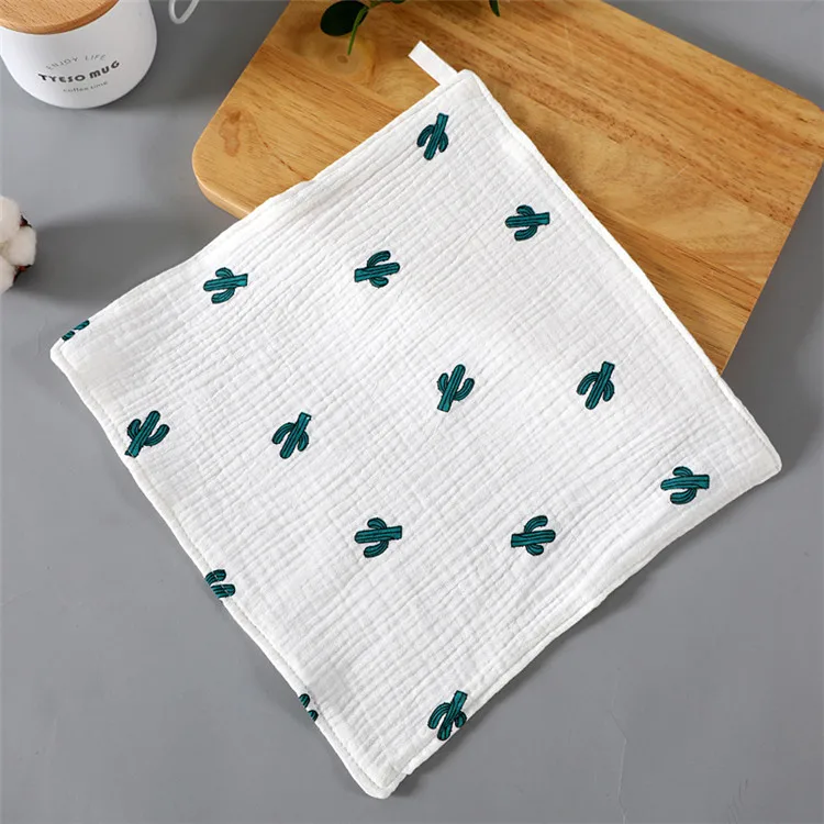 
Organic Baby Muslin Cotton Hooded Baby Towel & Washcloth Soft Absorbent Towel 