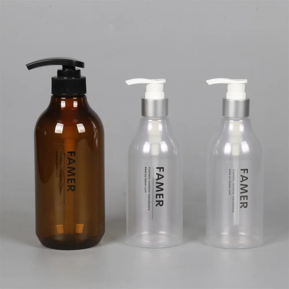 200 ml Body Pump Bottle Face wash container clear shampoo conditioner set lotion cosmetic packaging plastic soft bottle