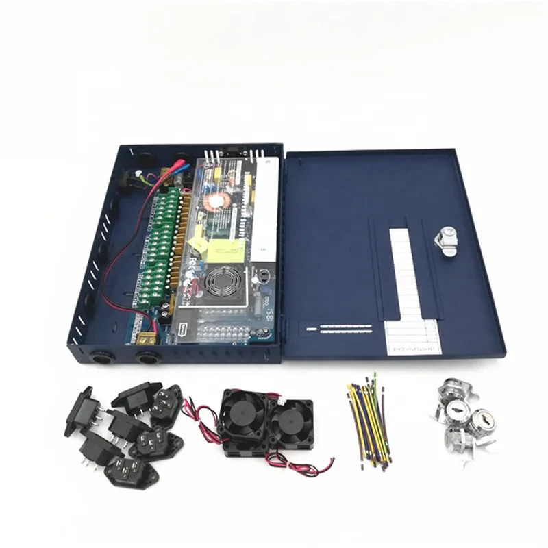 10% Off price CE ROHS 4CH power supply battery backup cctv 12V 60W for alarm system