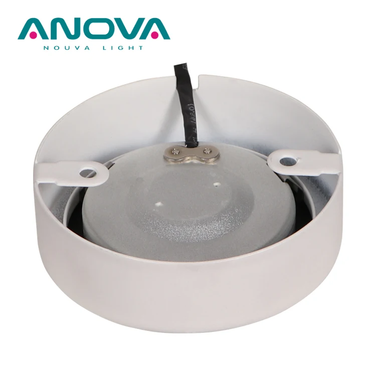 Cutout 10mm Surface Mounted Led under cabinet Lights super thin Round 3W kitchen display cabinet led