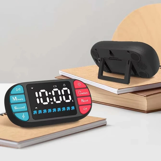 Kids Timer Shaped Like gamepad Console Fun Educational Countdown Clock Adjustable Time LED Display for Study Play Child lock