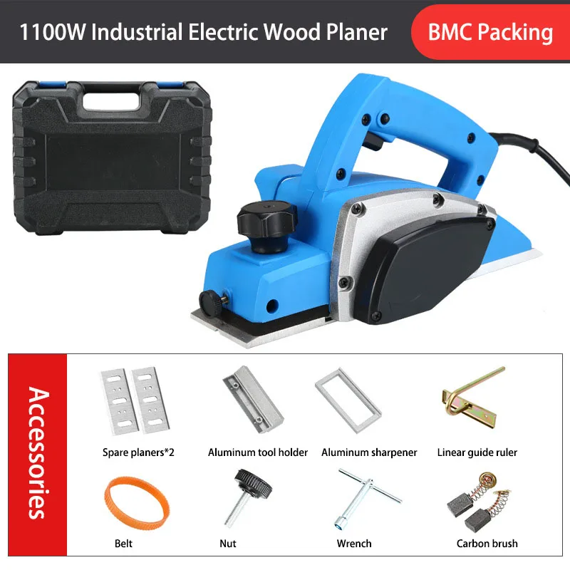 220v electric wood planer electric planer machine for household industry plan wood