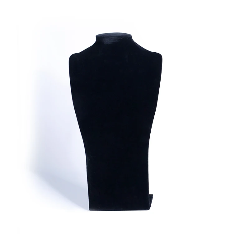 Popular Necklace Display Stand Are Made of Soft Velvet Customized Jewelry Mannequin Display