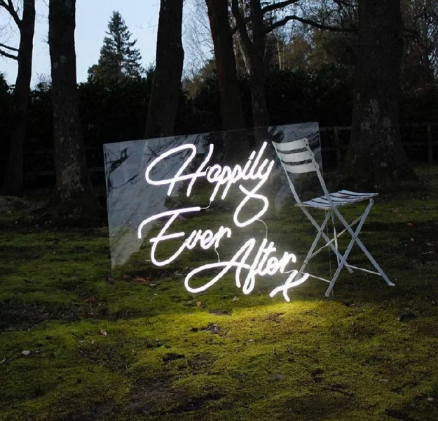 Popular diy soft flex neon sign custom accepted wall decor neon light wedding decoration supplies