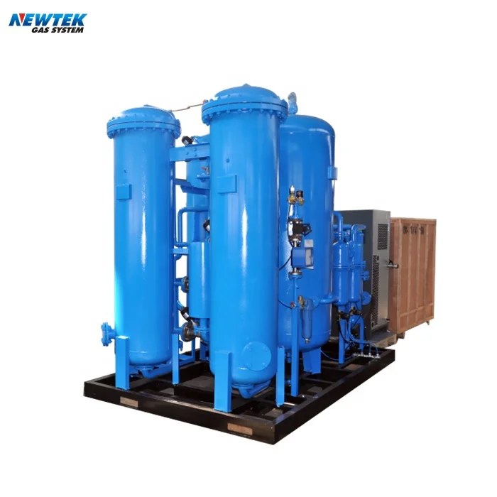 NEWTEK advanced gas system 99% 100Nm3/hr Fuel to go container type oxygen plant for sale