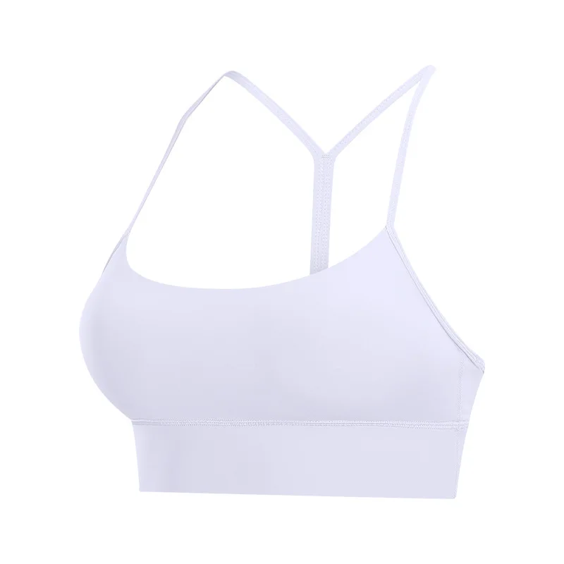 TOPKO Sports sexy Y-shaped beautiful back shock-absorbing gathering yoga sports bra for women