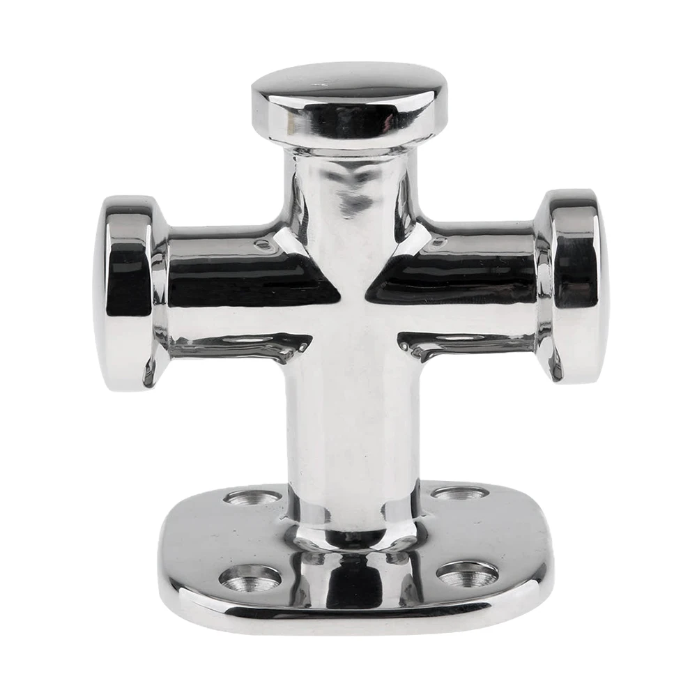 Factory Price AISI316 Stainless Steel Single Polish Mirror Surface Marine Hardware Single Bollard For Boat