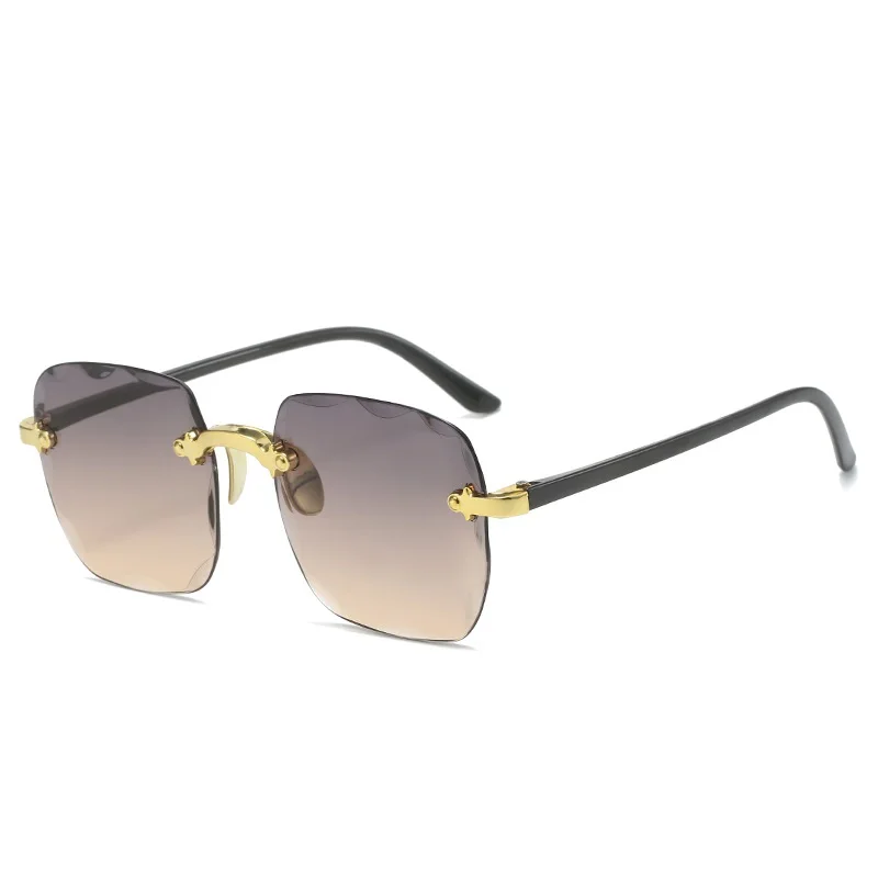 Hot Sale custom logo Brand Round Retro Vintage Sun Glasses Custom Logo Women Wholesale Sunglasses Big Ellipse Cat Eye Sunglasses