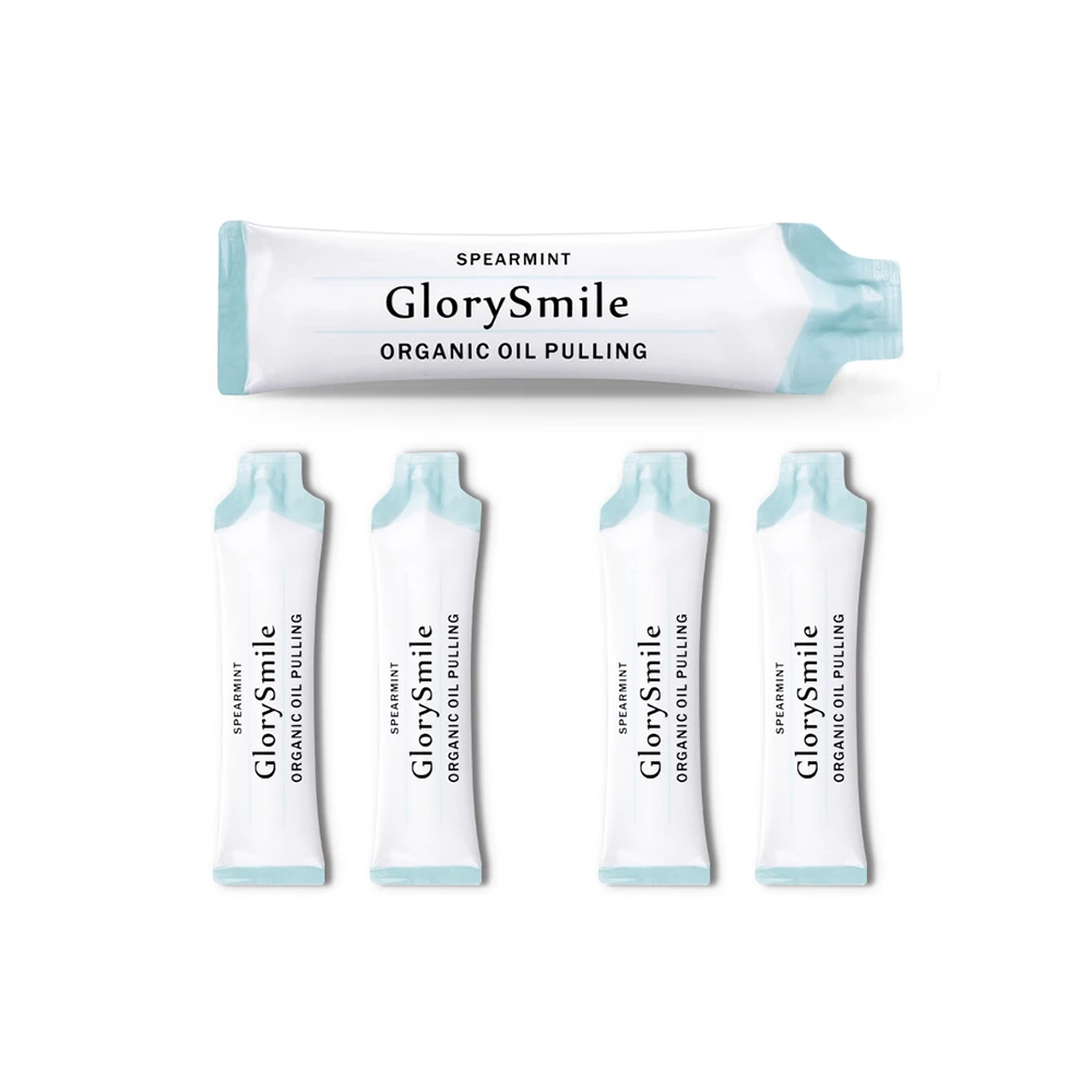 CE Certificate Factory Private Label Refresh Bad Breath Portable Natural Coconut Oil Pulling Single Sachet Whitening Mouthwash