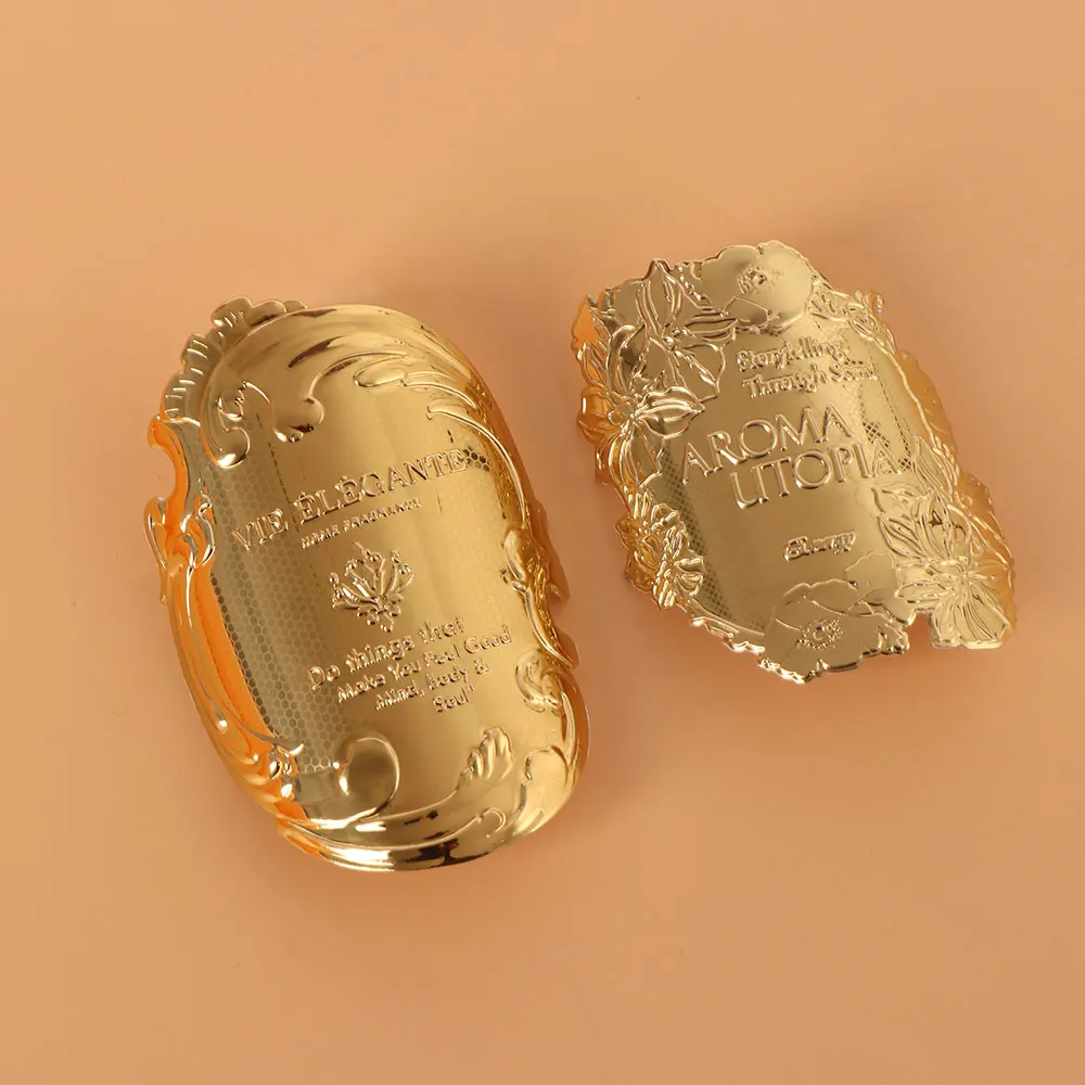Customizable Self-Adhesive Metal Label Hot Stamping Made in China-New Trend in Packaging Labels