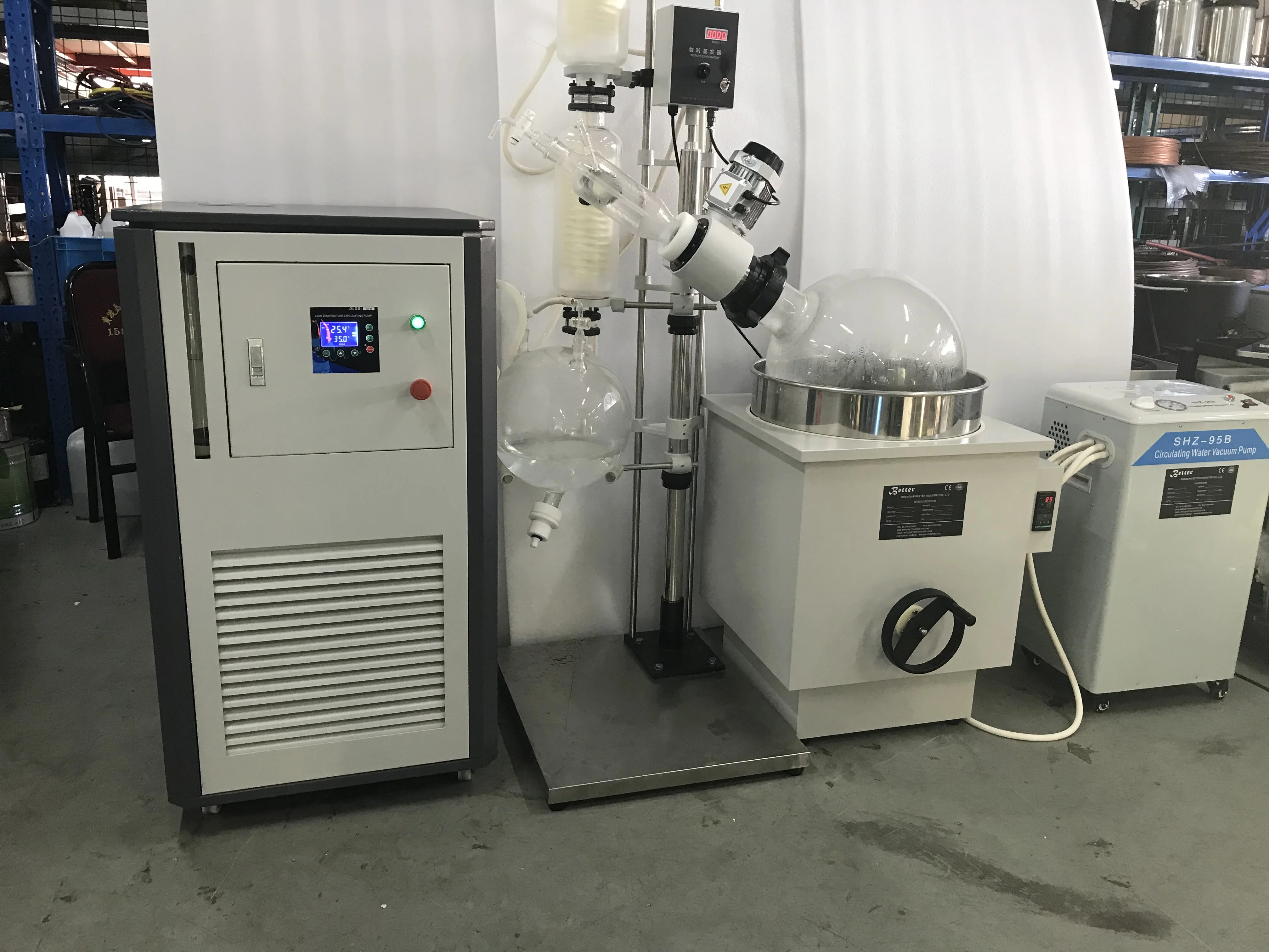 Water/Oil Bath Vacuum Organic Solvent Evaporation/Distillation