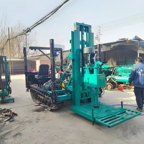 200m Deep Hole Water Well Drilling Rig With Mud Pump For Worldwide Underground Borehole Machine Equipments