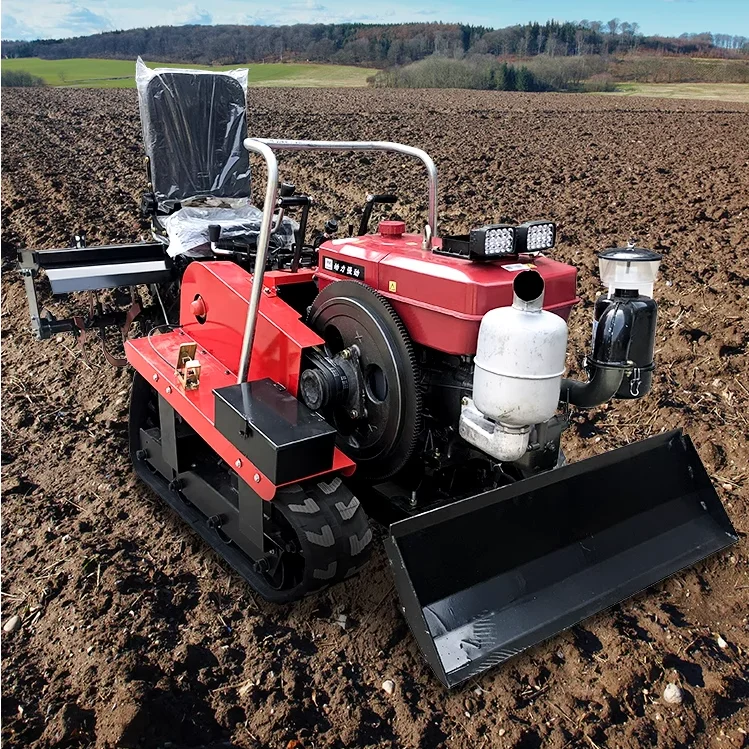 Discount price 25hp power tiller diesel engine crawler tractor