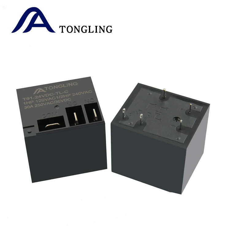 TONGLING Relay Manufacture T91 12V 24V 5 Pin Relay 30A  Buy  Relays