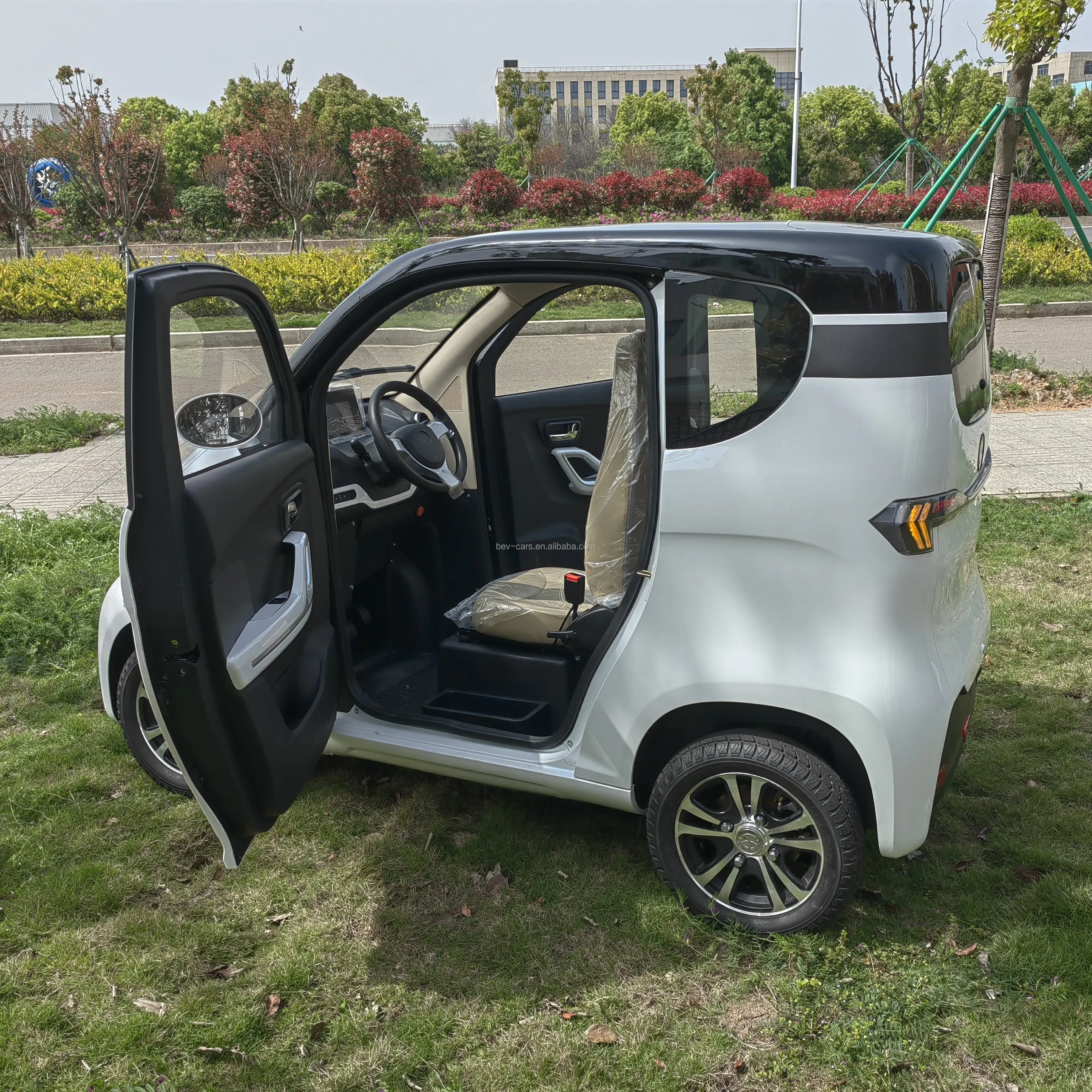Mini electric car 2 seater Chinese 4 Wheel Electric Car 50KM/H Low Speed Electric Car With EEC