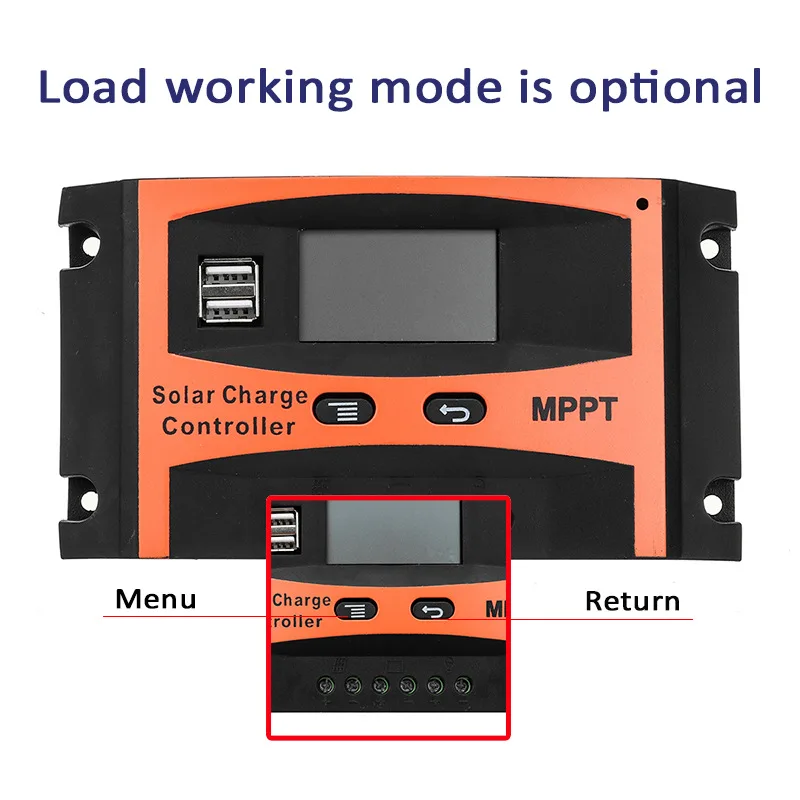 MPPT 12V 24V  10A 20A 30A 40A 5A 60A Solar Controller RV Communication Wiring Base Station Dedicated Controller