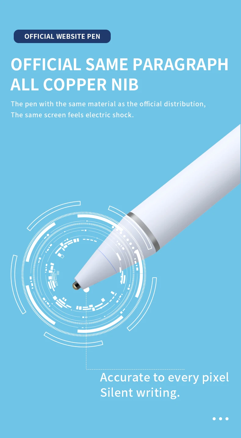 Valdus 2 In 1 Metal Smart Universal Capacitive Pen Fluent Writing Drawing Stylus Pens For Touch Screens Android Phone Tablets